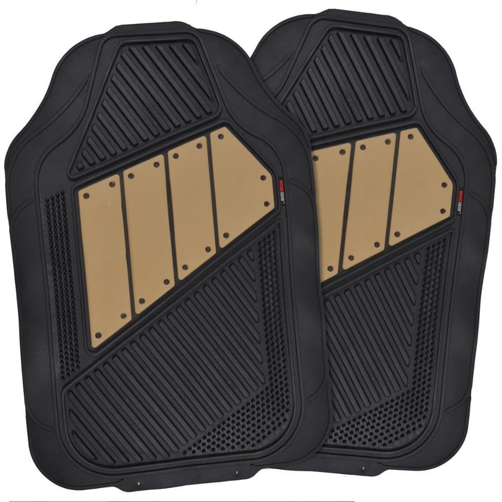 Cubiertas de Asiento de Coche BDK PoliCloth Negro y Beige