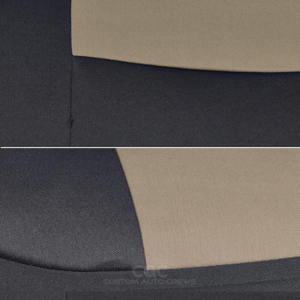 Cubiertas de Asiento de Coche BDK PoliCloth Negro y Beige