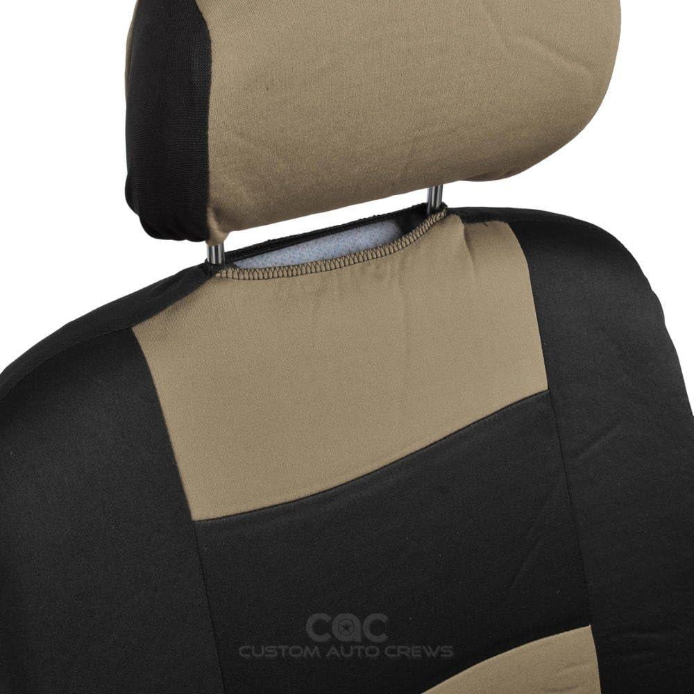 Cubiertas de Asiento de Coche BDK PoliCloth Negro y Beige