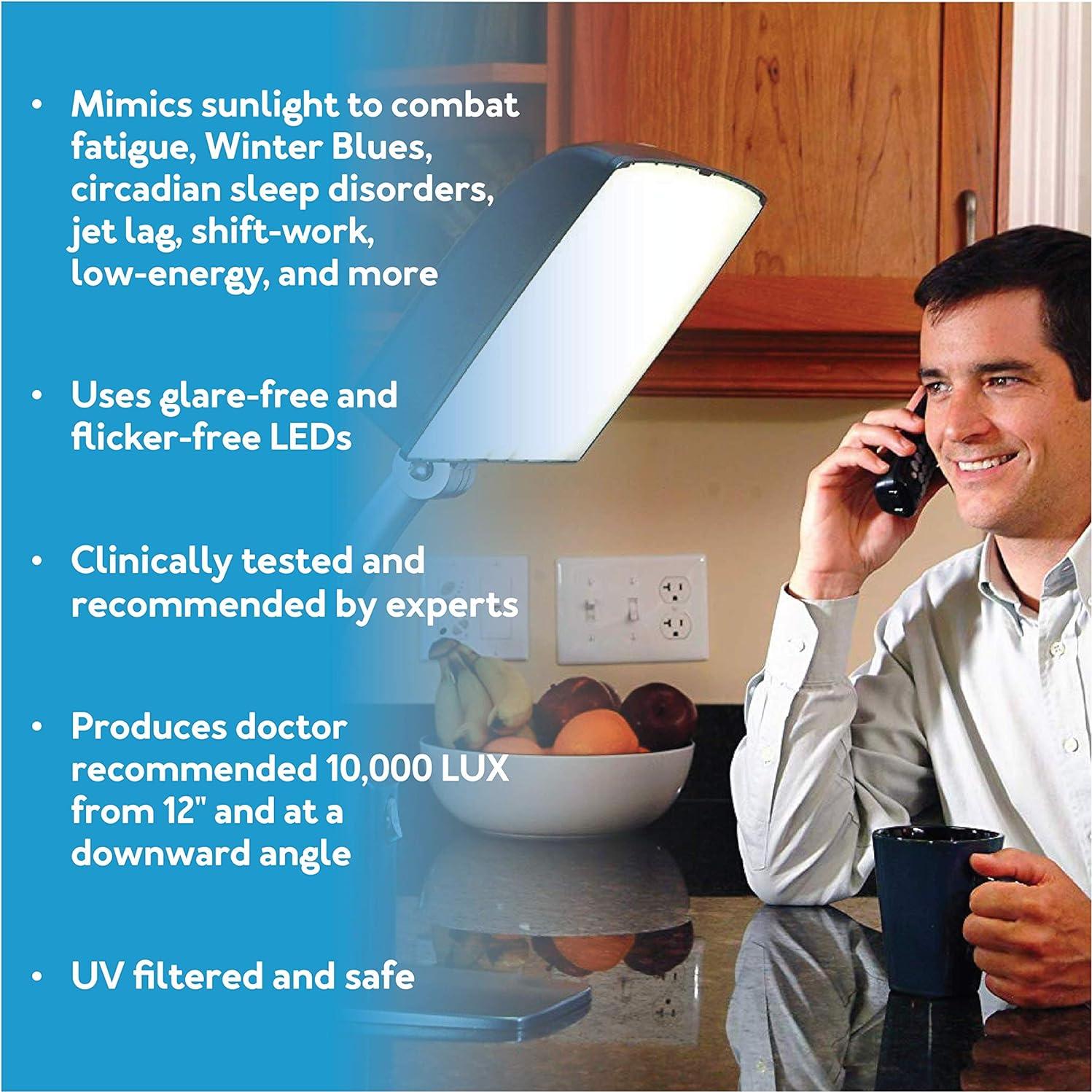 Lámpara de Terapia de Luz Solar Carex Day-Light Sky 10000 LUX