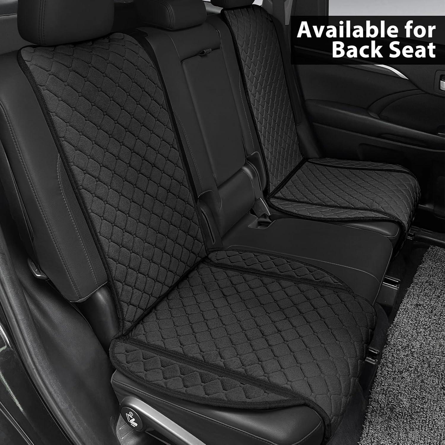 Funda de Asiento de Coche Surpassme Universal Acolchada Negra