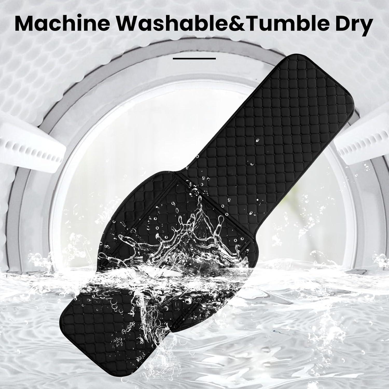 Funda de Asiento de Coche Surpassme Universal Acolchada Negra