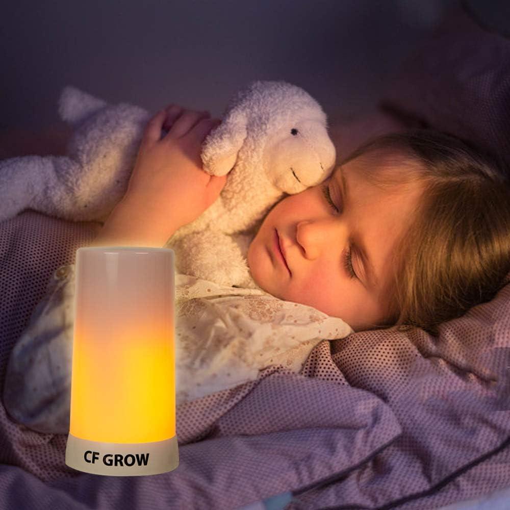 Luz LED Efecto Llama CFGROW Recargable USB Impermeable 67.7cm