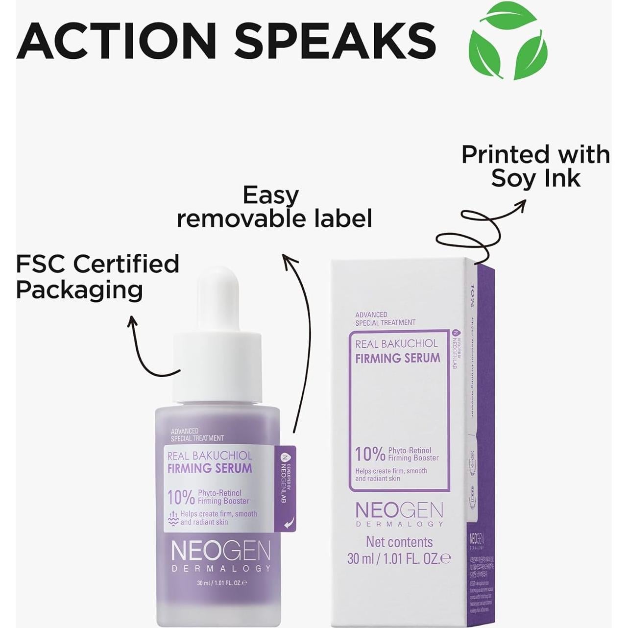 Sueros Reales Neogen Dermalogy - Niacinamida, Vitamina C, Retinol, Bakuchiol - Cuidado de la Piel Coreano