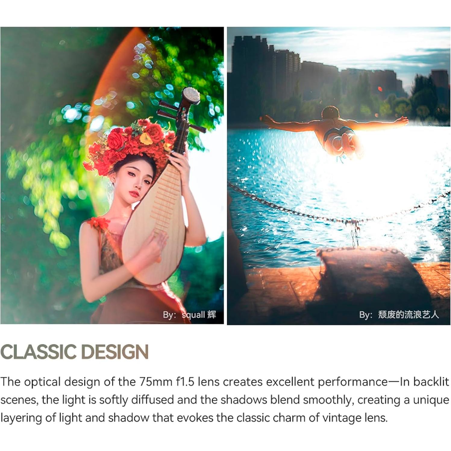 Lente Prime Manual TTArtisan 75mm F1.5 Montura M42