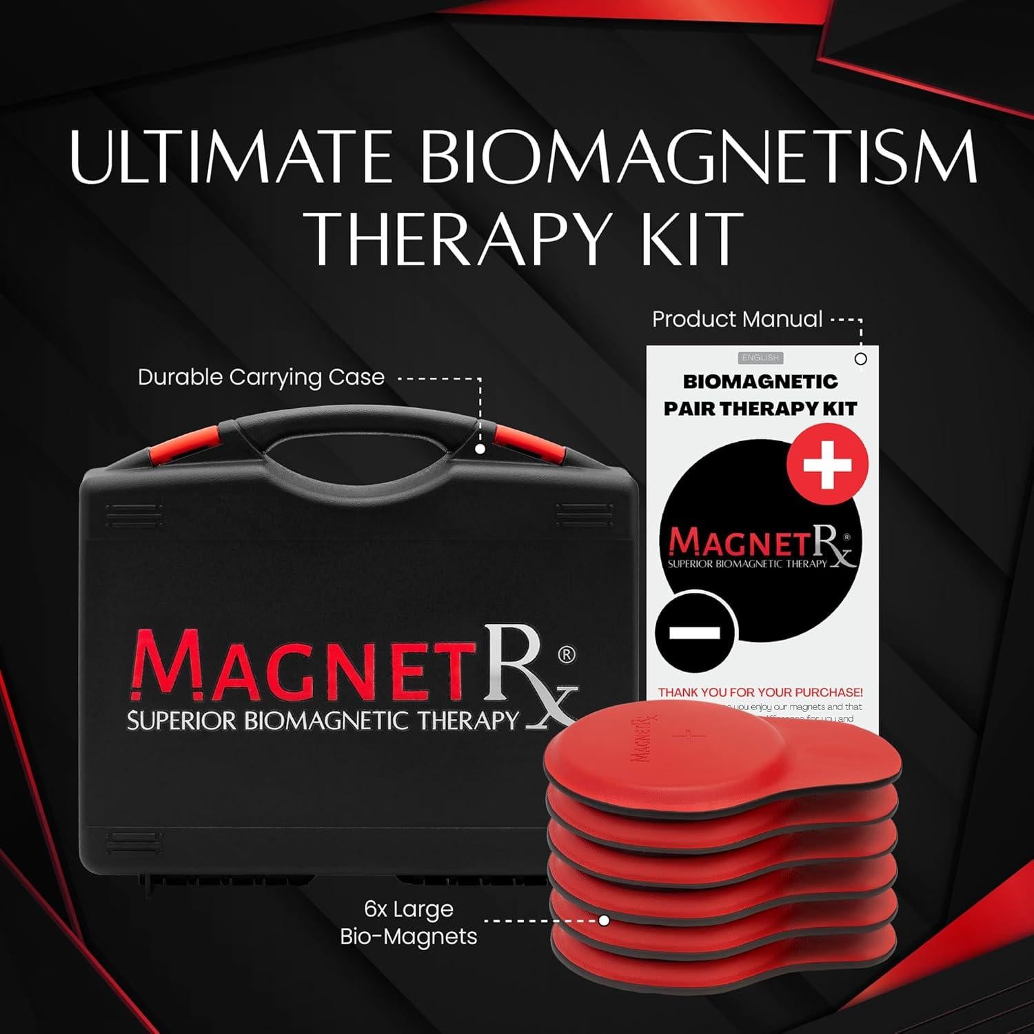 Kit de Imanes Biomagnéticos MagnetRX 6 Unidades 5200 Gauss