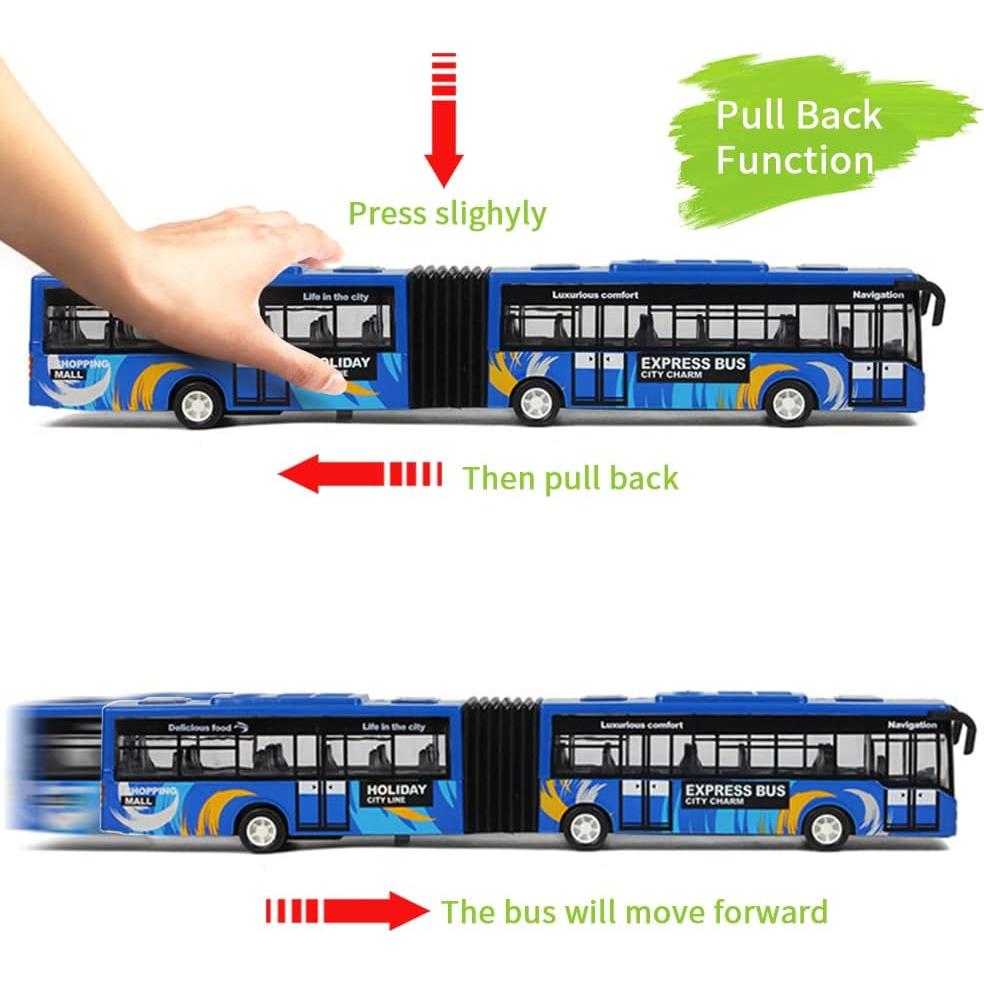 Juguete Autobús Urbano Crelloci 28 cm con Sonidos y Luces