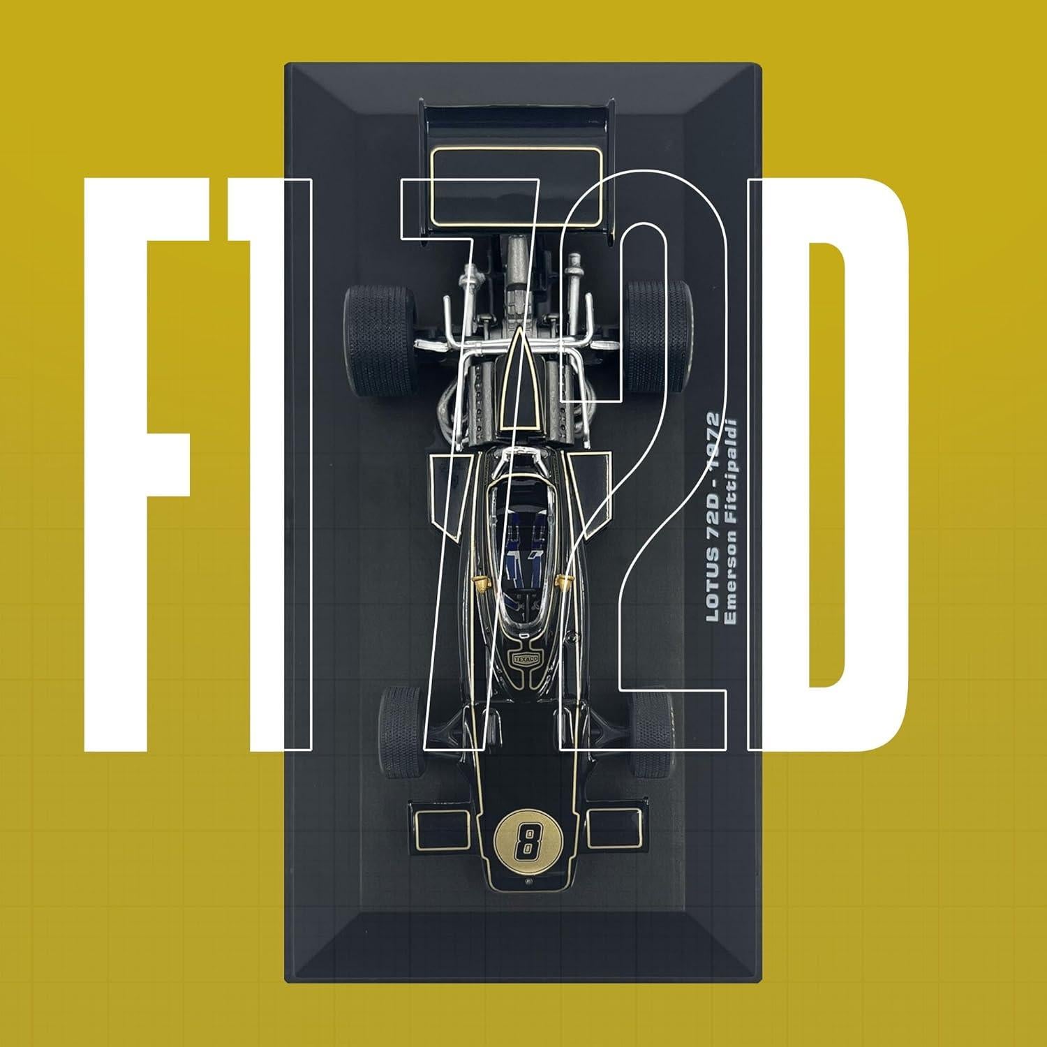 Modelo Diecast F1 LUPPA 1:43 72D 1972 Emerson Fittipaldi