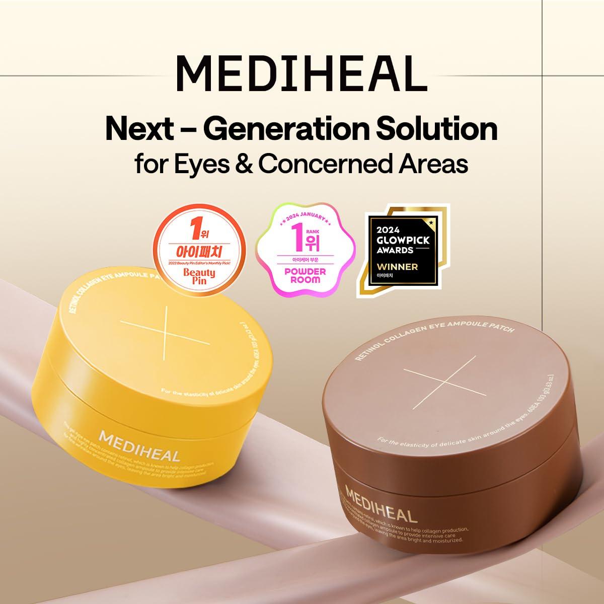 Parches para Ojos Mediheal Retinol Colágeno 60 Unidades