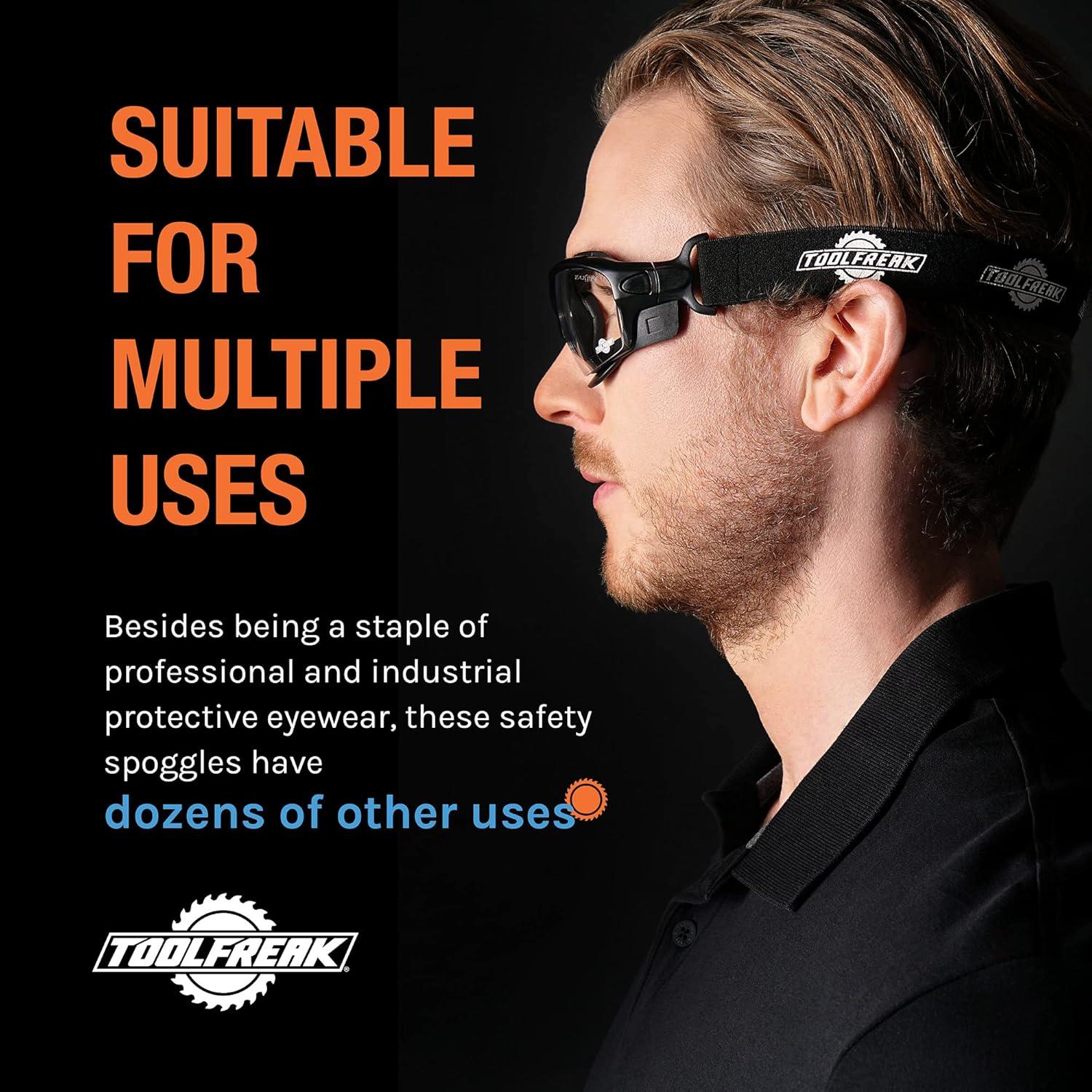 Gafas de Seguridad ToolFreak Spoggles ANSI Z87 Lentes Claros