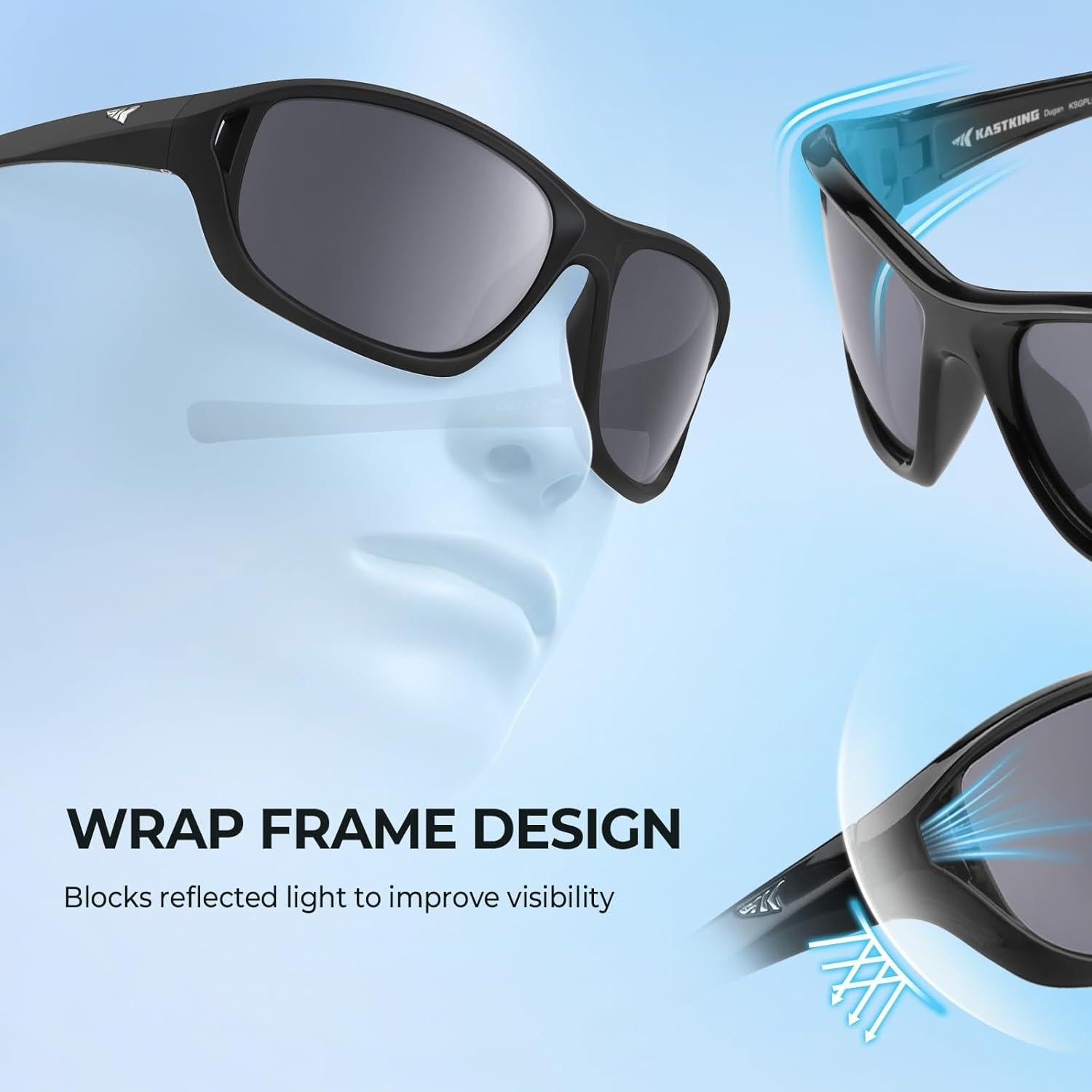 Gafas de sol polarizadas KastKing Dugan para hombres y mujeres