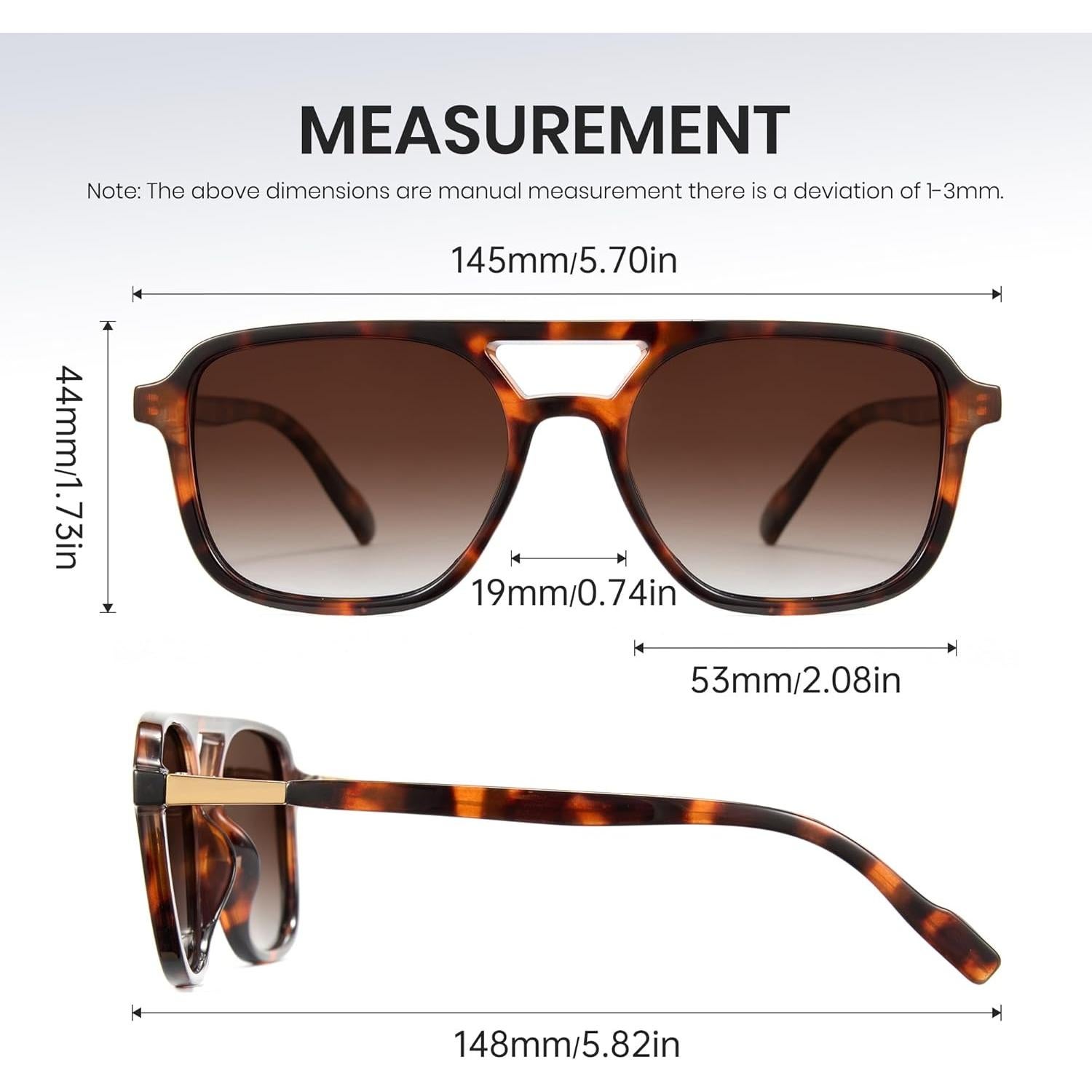 Gafas de sol aviador Cyxus para mujeres retro polarizadas UV