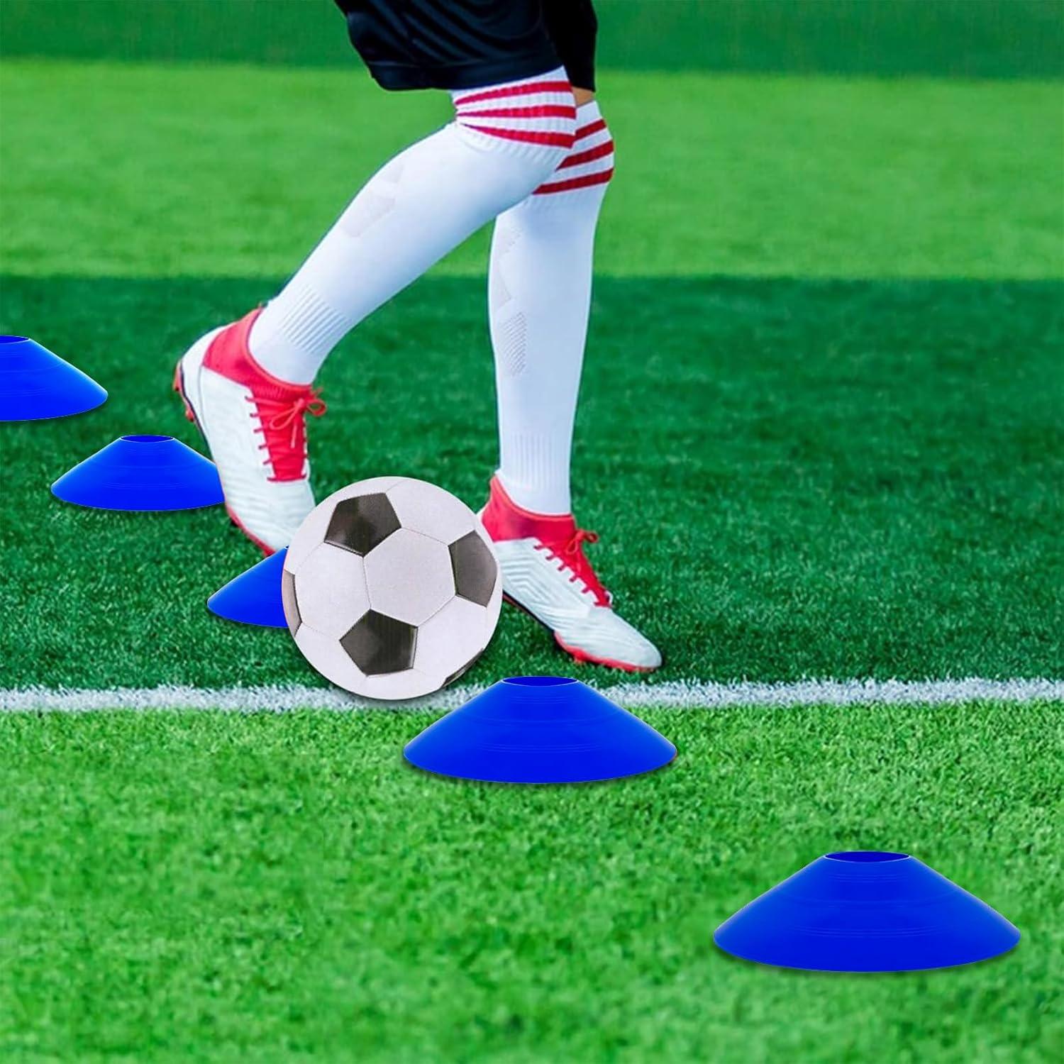 Equipo de Entrenamiento de Agilidad YEXEXINM - Escalera 6m, 12 Conos, 4 Vallas