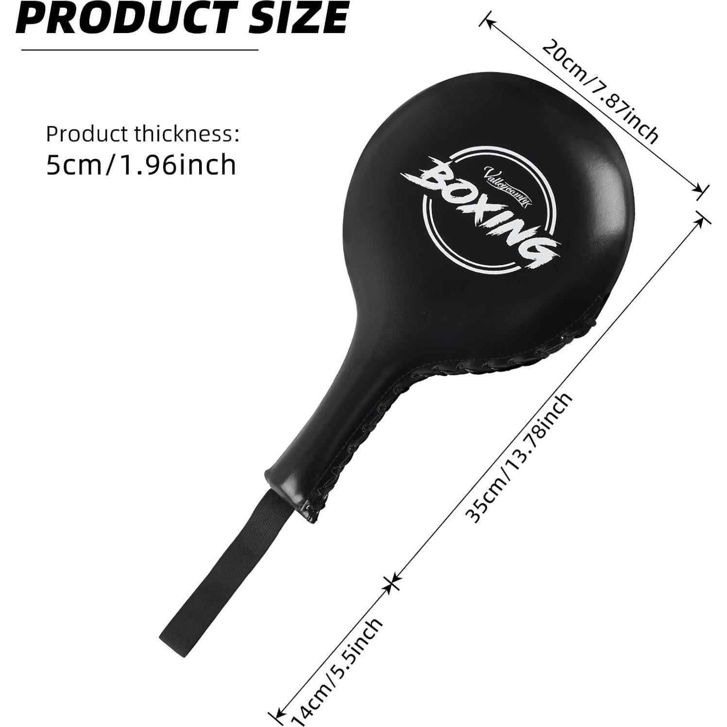 Paddles de Boxeo Valleycomfy 35x20cm Cuero PU Entrenamiento