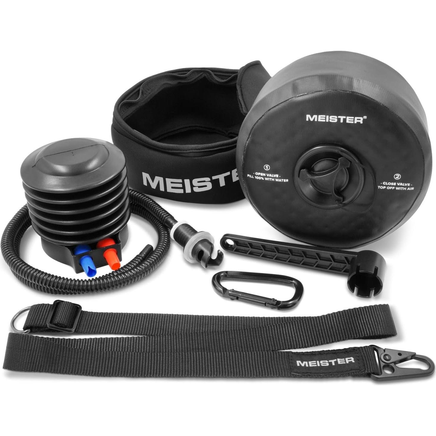 Bolsa de Boxeo Meister SlipStrike Llenada de Agua 18cm Negro