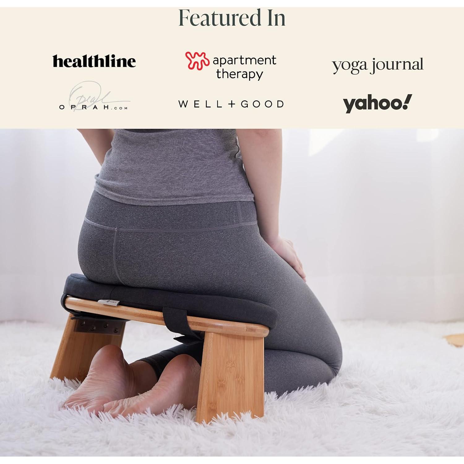 Banco de Meditación Plegable Mindful Modern con Almohada