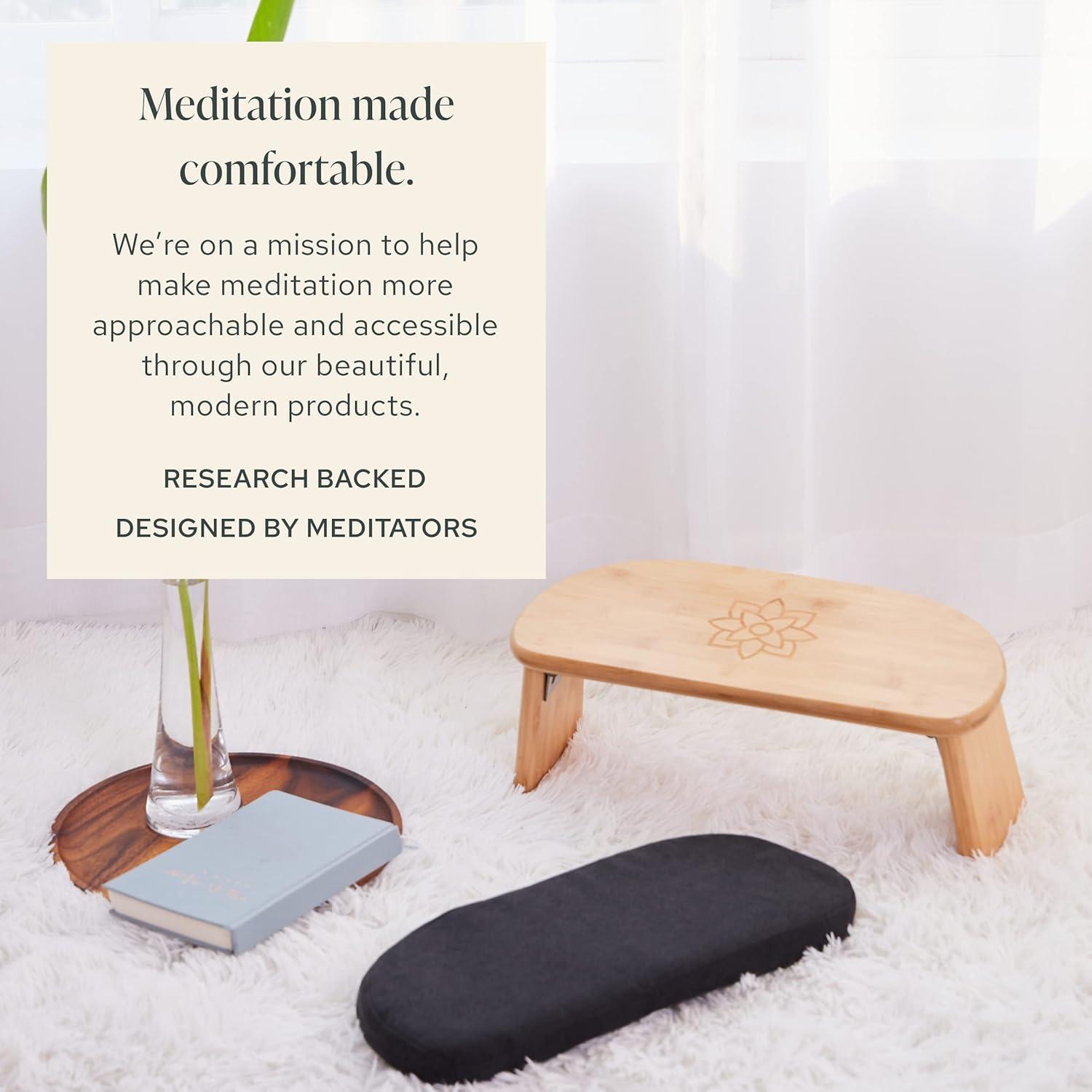 Banco de Meditación Plegable Mindful Modern con Almohada