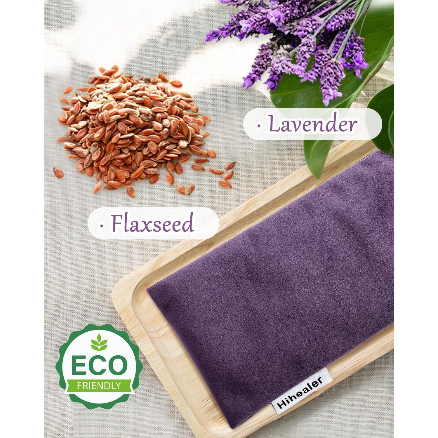 Almohadilla de Ojos Caliente Hihealer con Lavanda 25x10 cm
