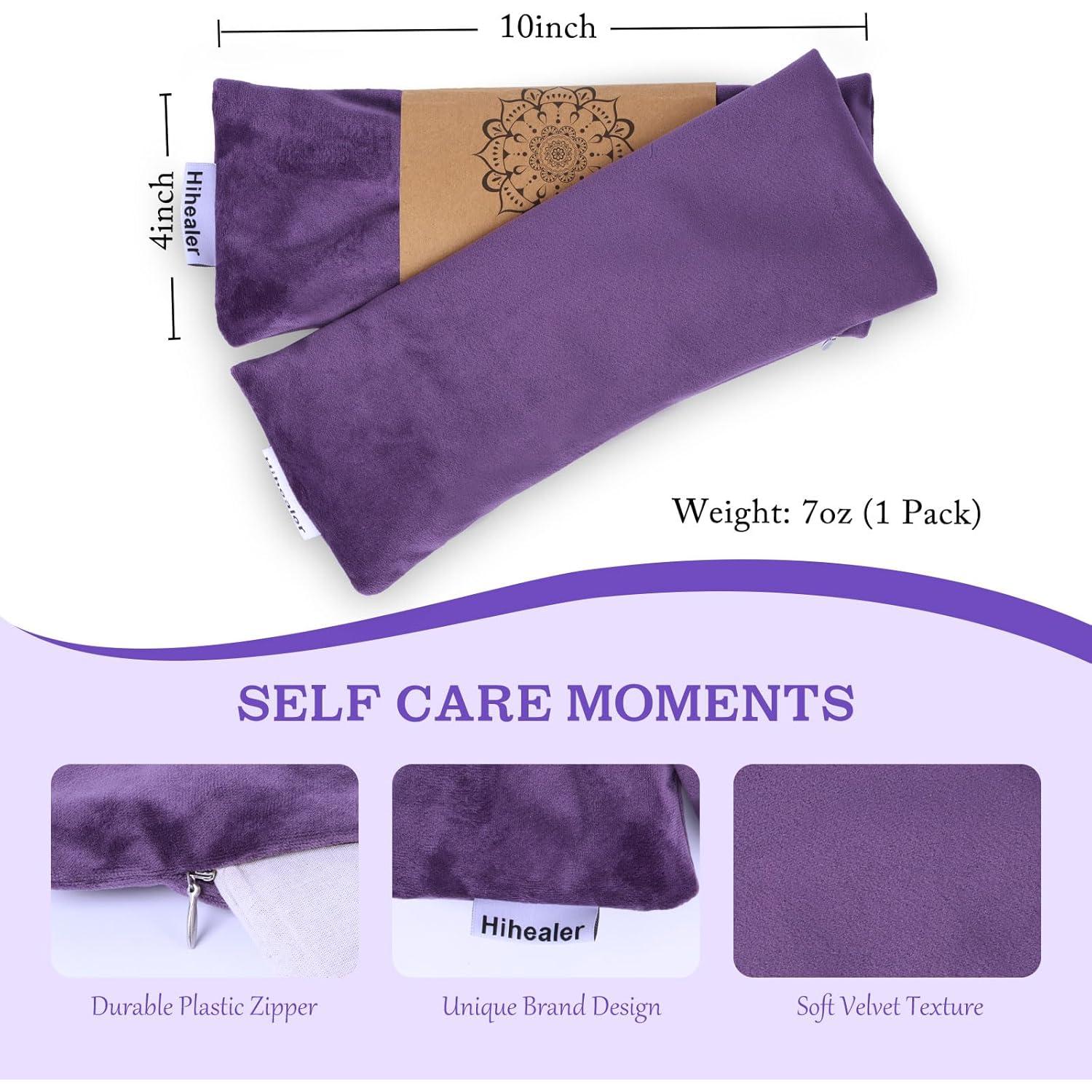 Almohadilla de Ojos Caliente Hihealer con Lavanda 25x10 cm