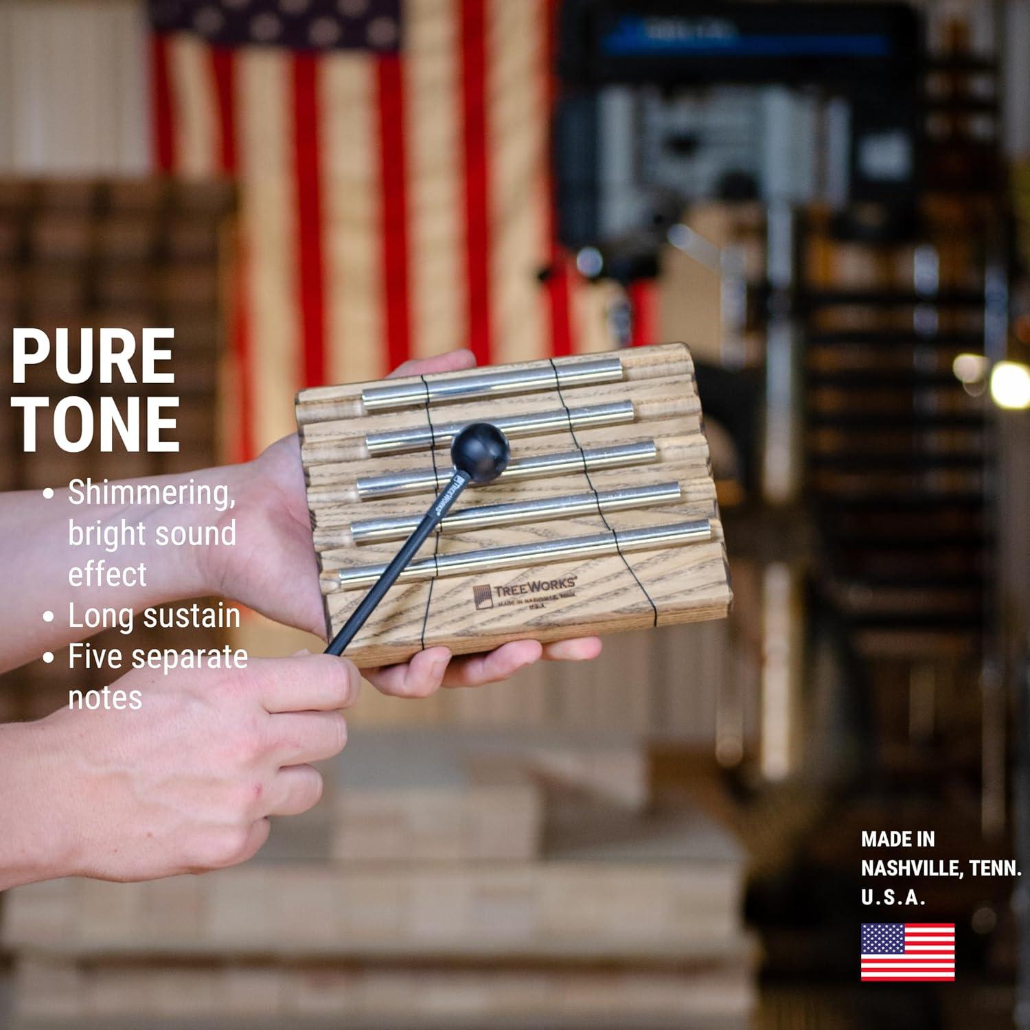TreeWorks Chimes Campana de Energía 5 Notas - Hecho en EE. UU.
