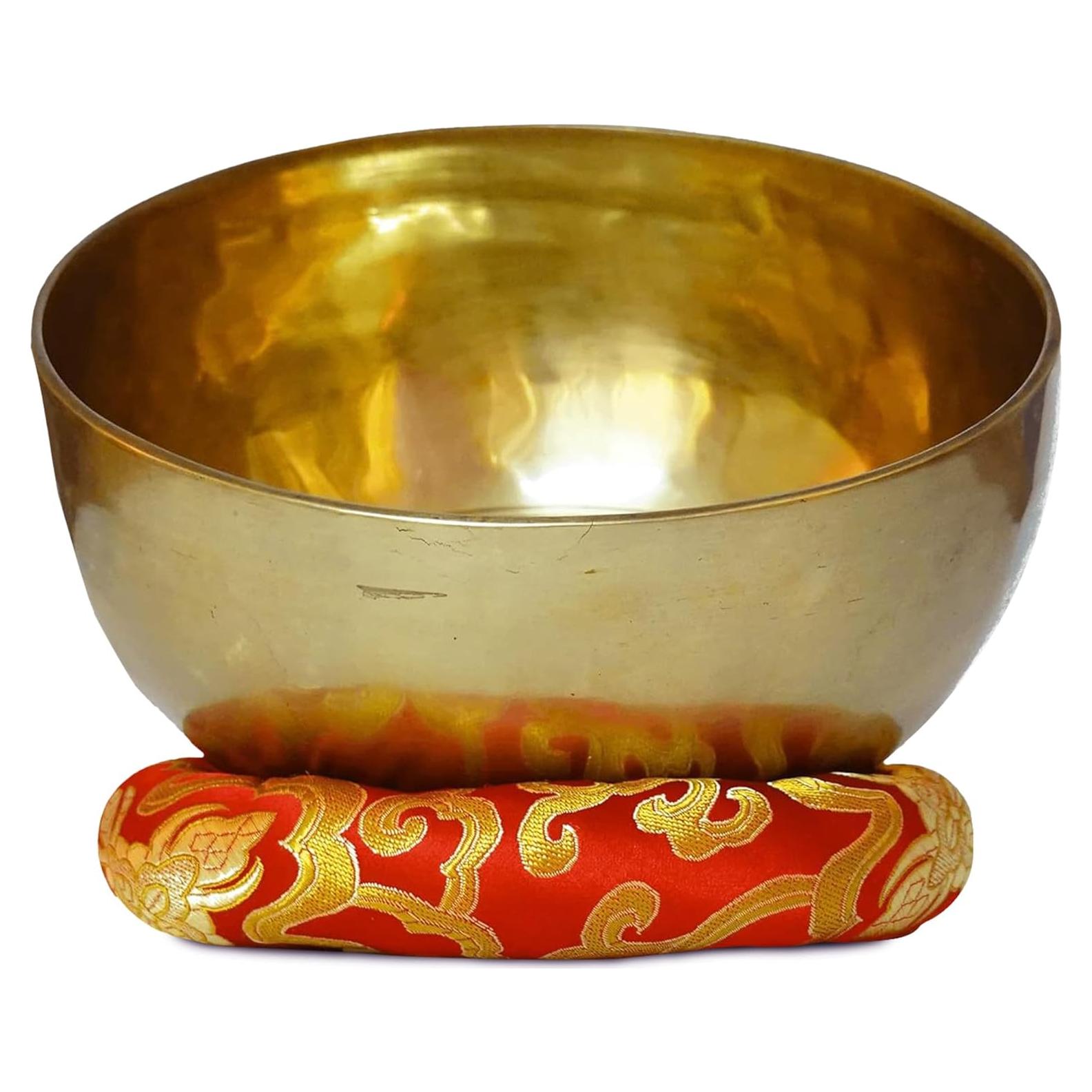 Cuenco Tibetano Cantante Sanskar Nepal 15.24 cm con Golpeador