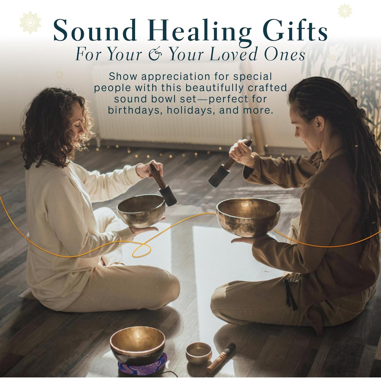 Cuenco Tibetano Cantante Sanskar Nepal 15.24 cm con Golpeador