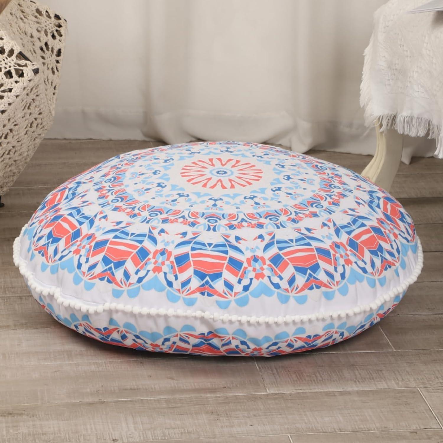 Cojines de Piso LOVMOC 81 cm Espuma Viscoelástica Aqua - 2 Piezas