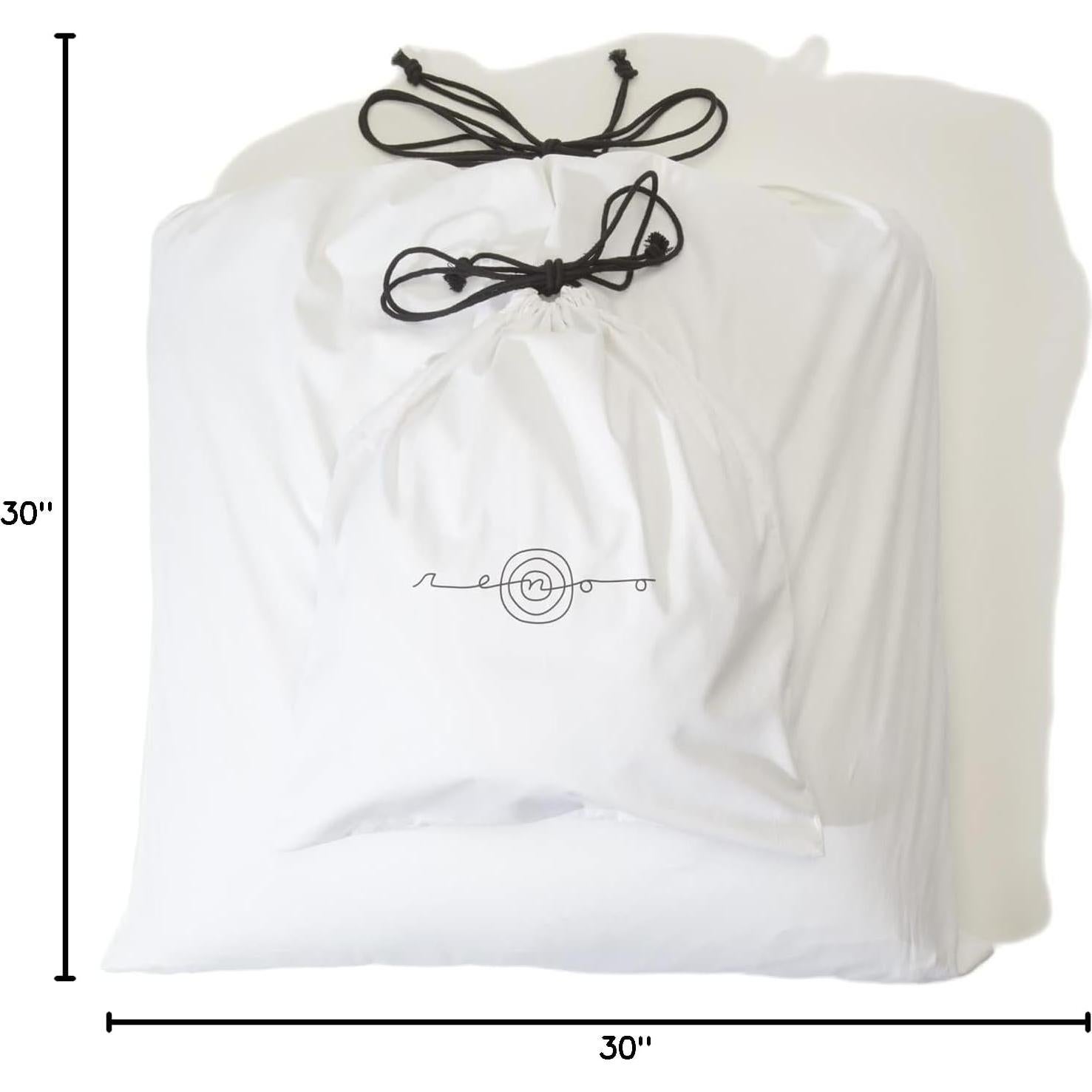 Juego de Cojines de Meditación Renoo - Algodón Orgánico y Lino