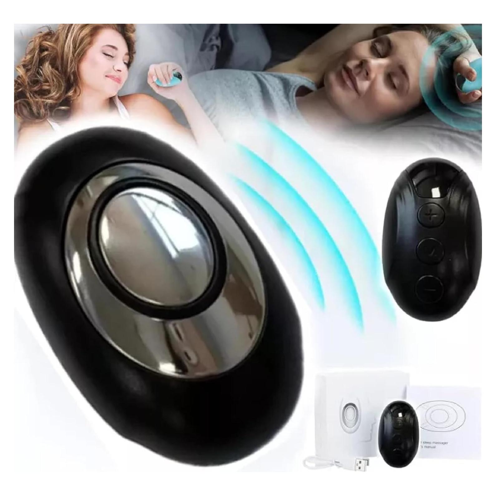 Dispositivo de Neurocontrol para Sueño y Ansiedad Negro 6.5x4x3.5cm