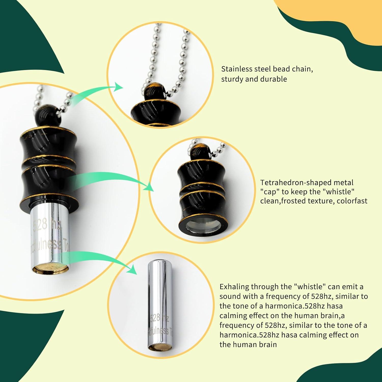 Collar de Meditación MIKUHOT 528 Hz Alivio de Estrés y Ansiedad