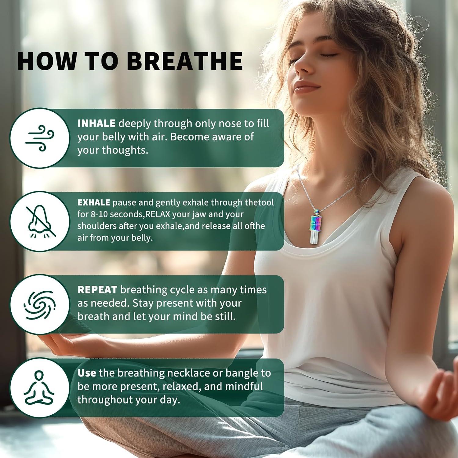 Collar de Meditación MIKUHOT 528 Hz Alivio de Estrés y Ansiedad