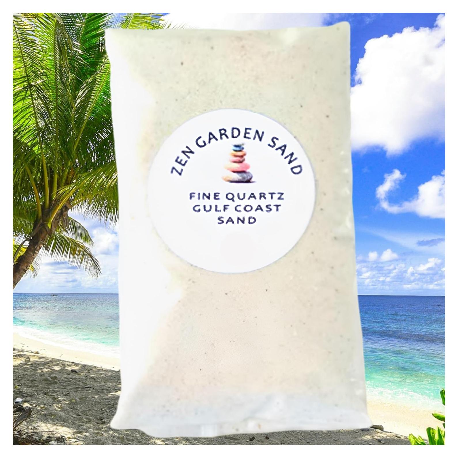 Arena de Cuarzo Blanco Essoya 450g para Jardín Zen y Ritual