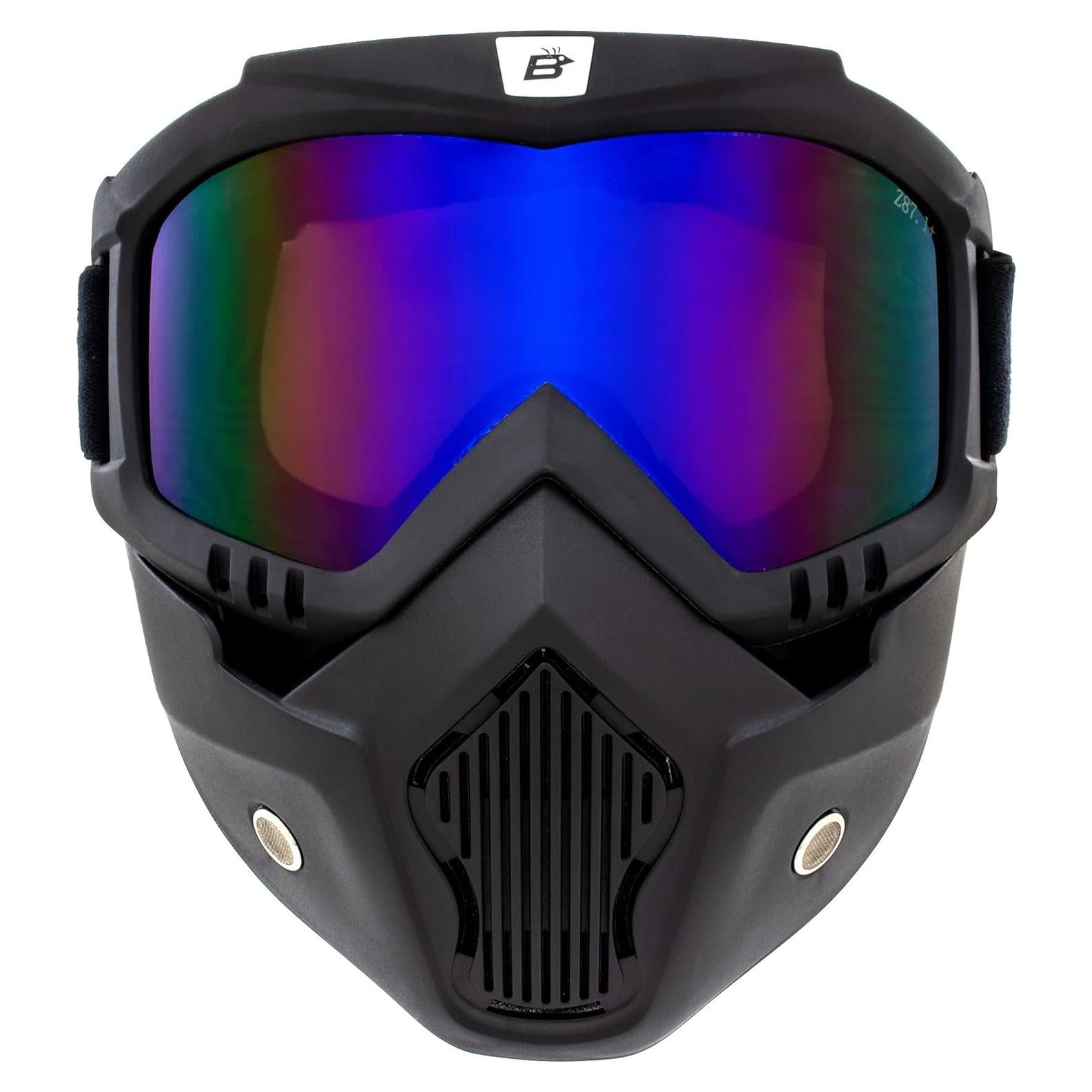Gafas de Motocicleta Birdz Skylark con Máscara Desmontable