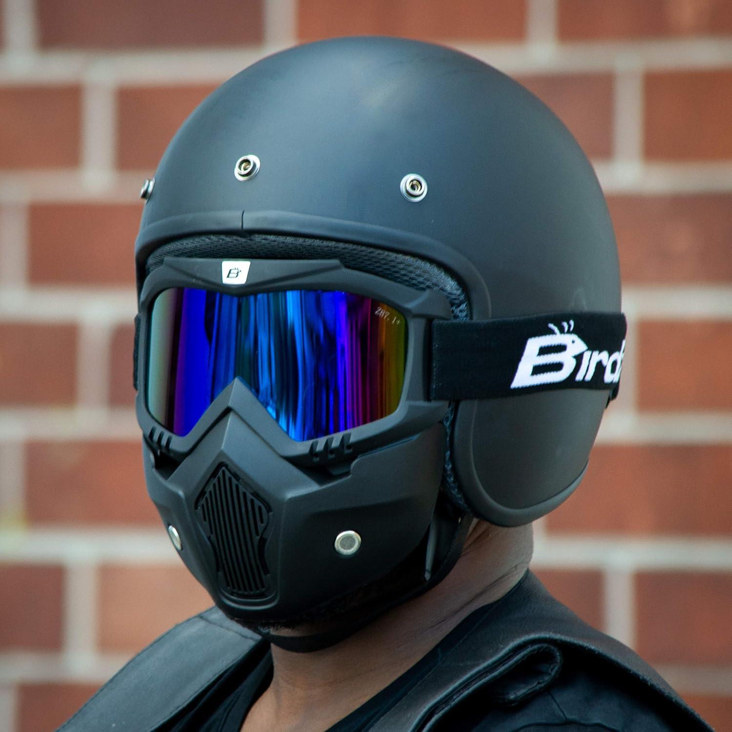 Gafas de Motocicleta Birdz Skylark con Máscara Desmontable
