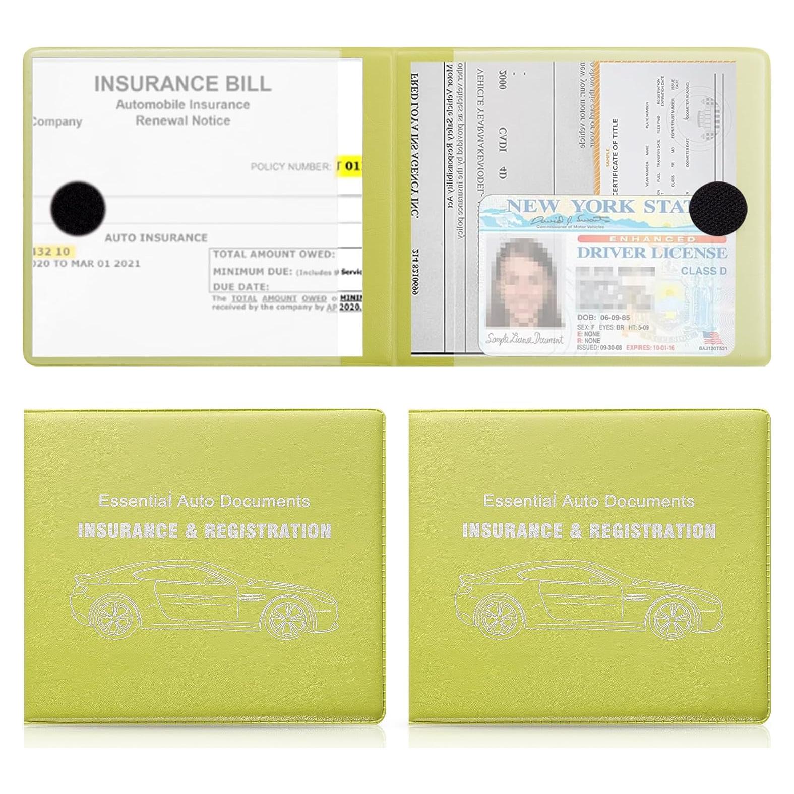 Soporte de Documentos para Vehículo UYYE - Organizador Verde