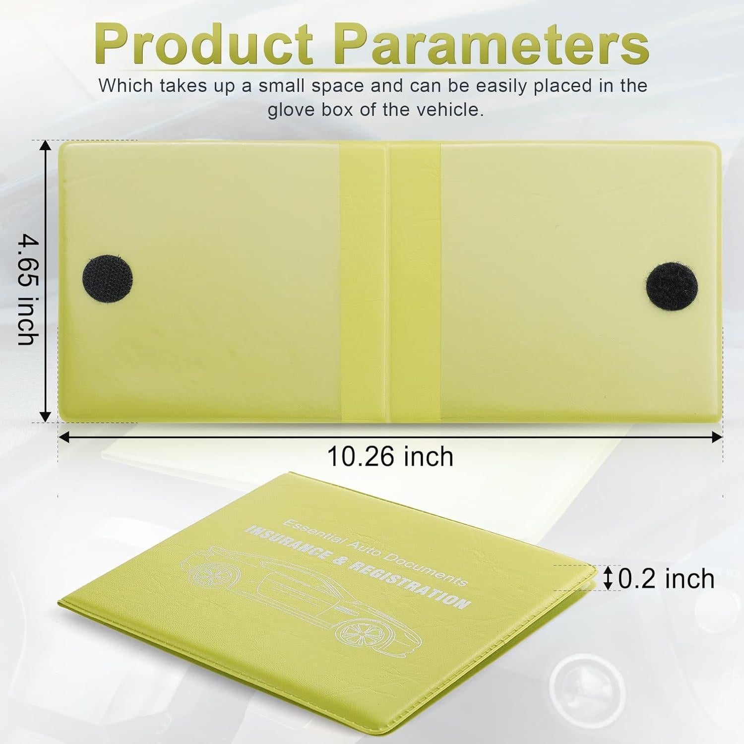 Soporte de Documentos para Vehículo UYYE - Organizador Verde