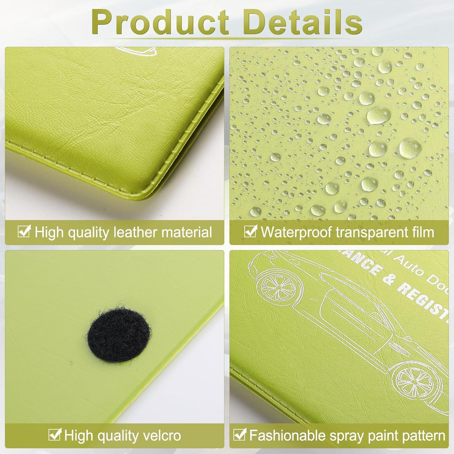 Soporte de Documentos para Vehículo UYYE - Organizador Verde