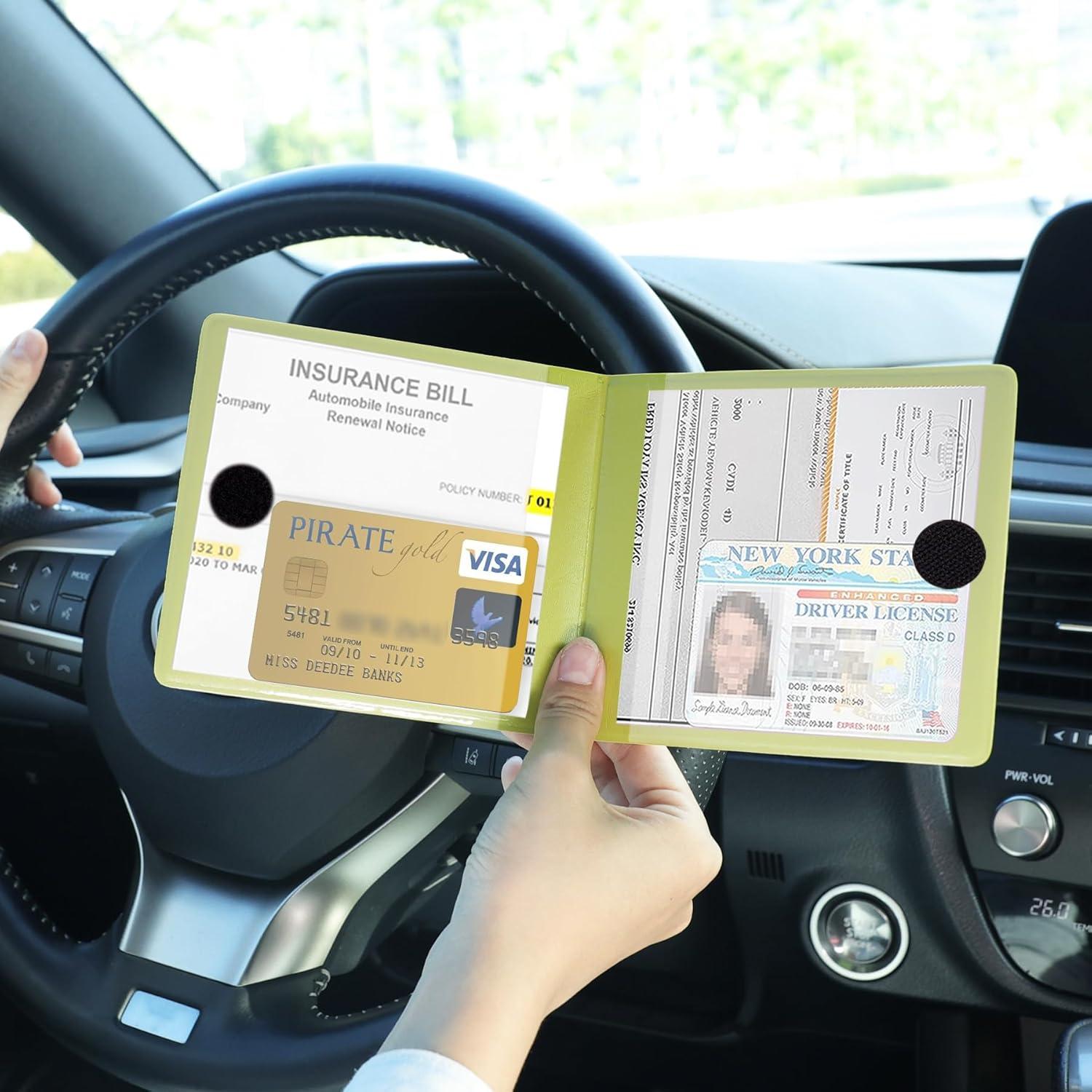 Soporte de Documentos para Vehículo UYYE - Organizador Verde