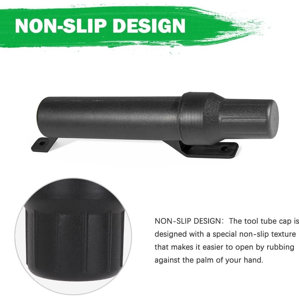 Tubo de Herramientas Impermeable MOTO4U Mini 310mm Negro