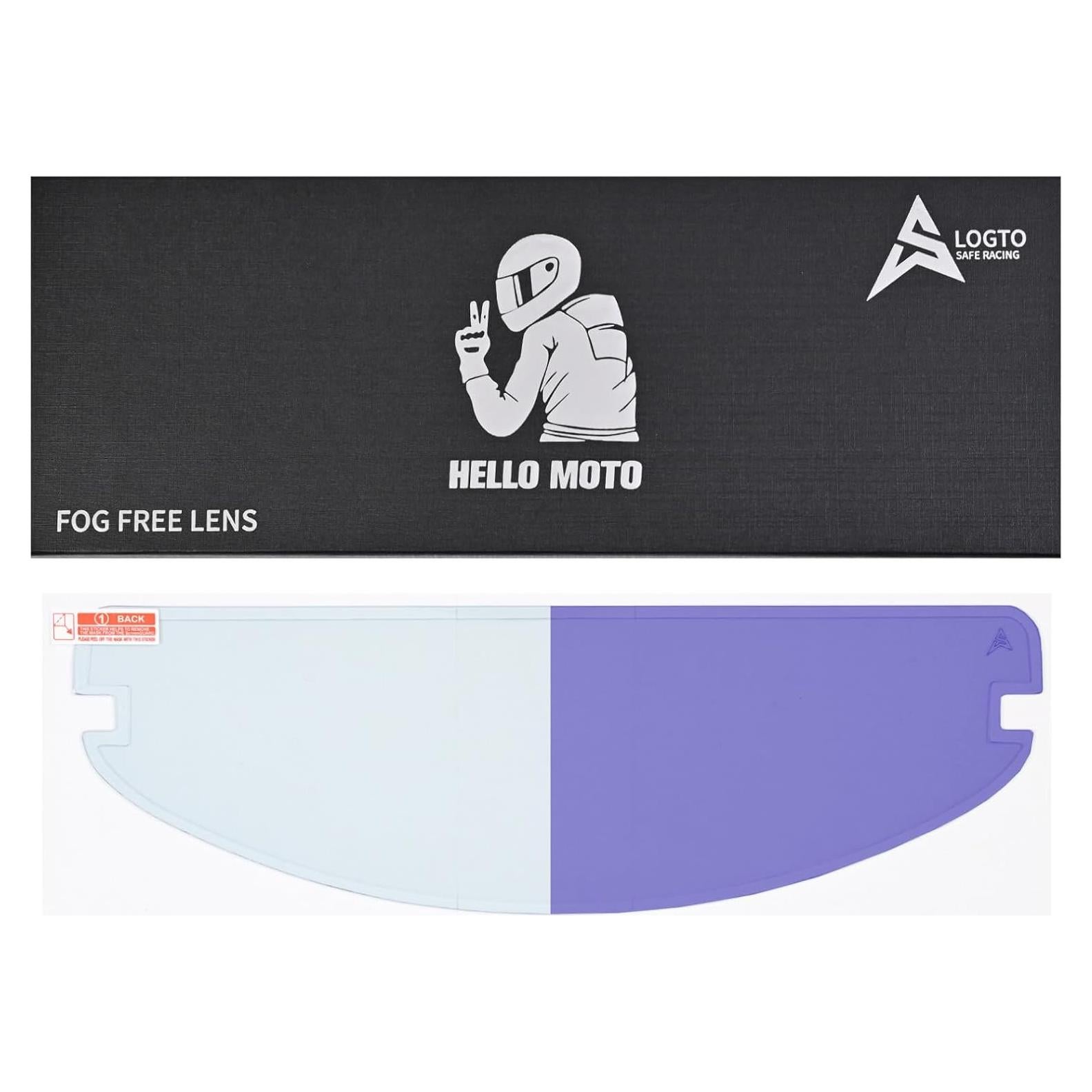 Visera Antivaho Universal Logto para Casco de Motocicleta