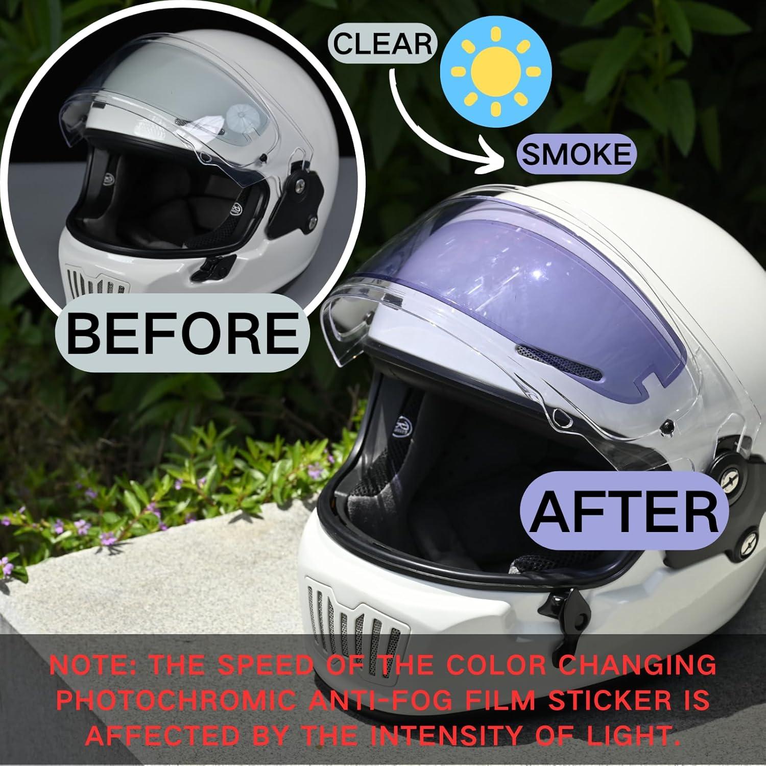 Visera Antivaho Universal Logto para Casco de Motocicleta