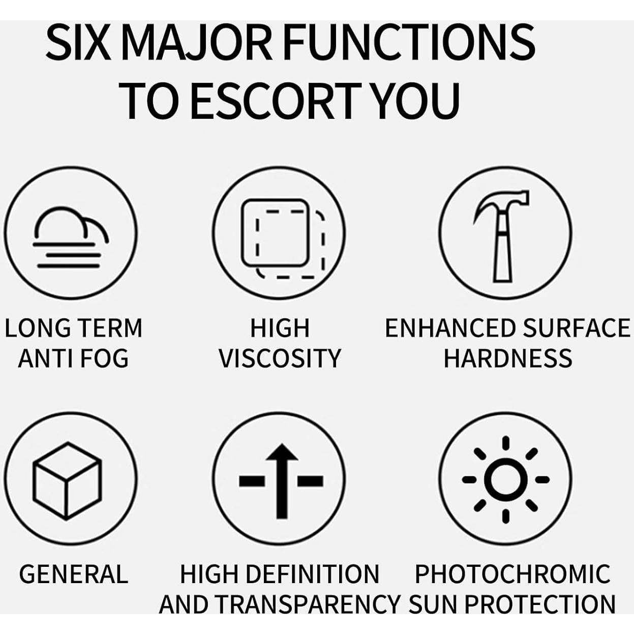 Visera Antivaho Universal Logto para Casco de Motocicleta