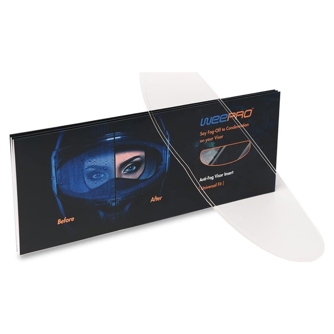 Película Antivaho Universal para Casco WeePro - 2 Pcs