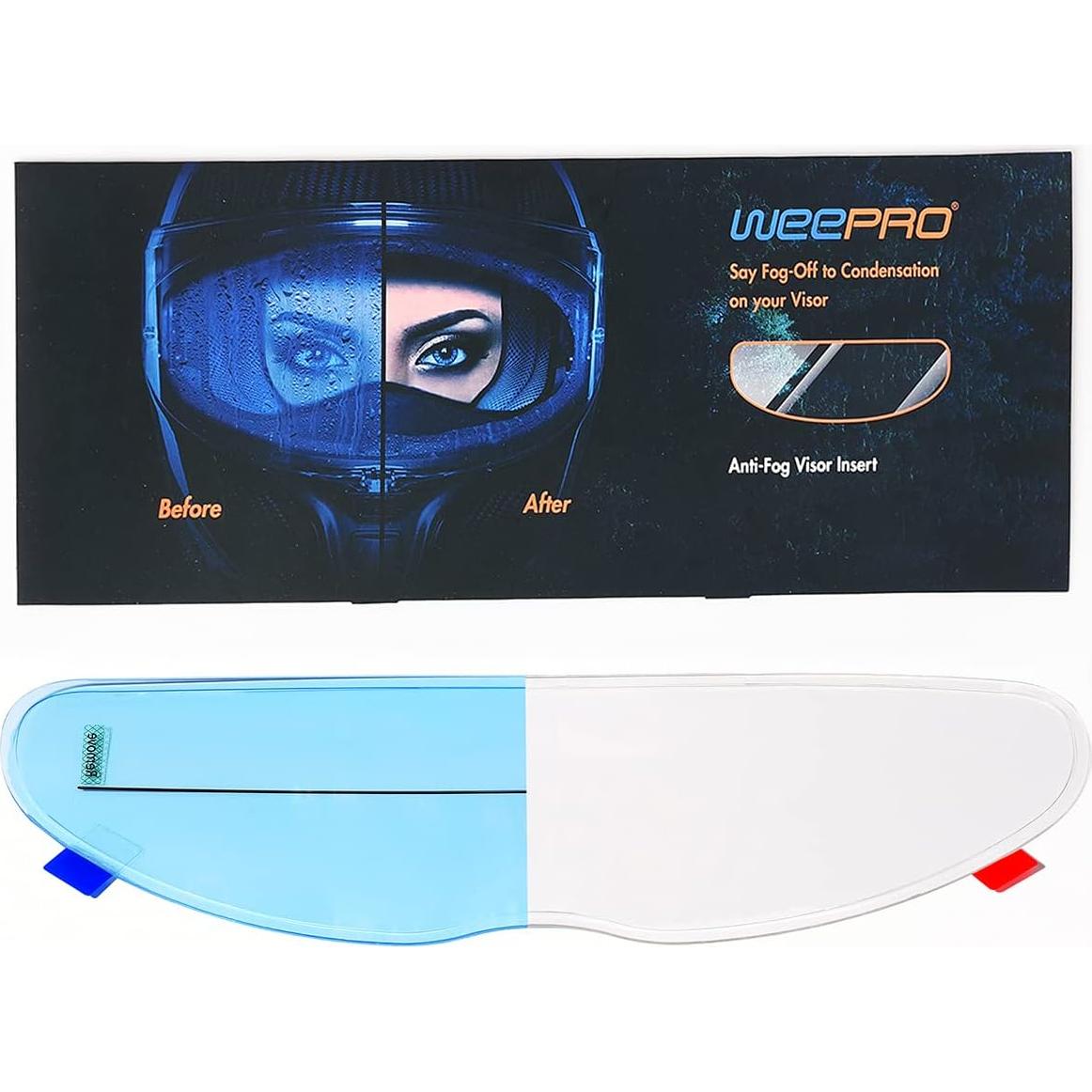Película Antivaho Universal para Casco WeePro - 2 Pcs