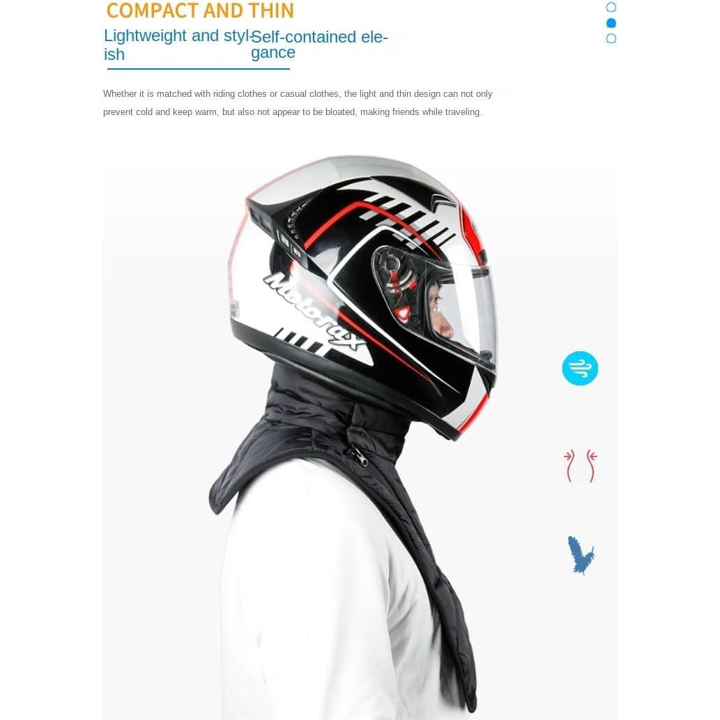 Bufanda Térmica para Cuello MJMOTO Invierno Impermeable Unisex