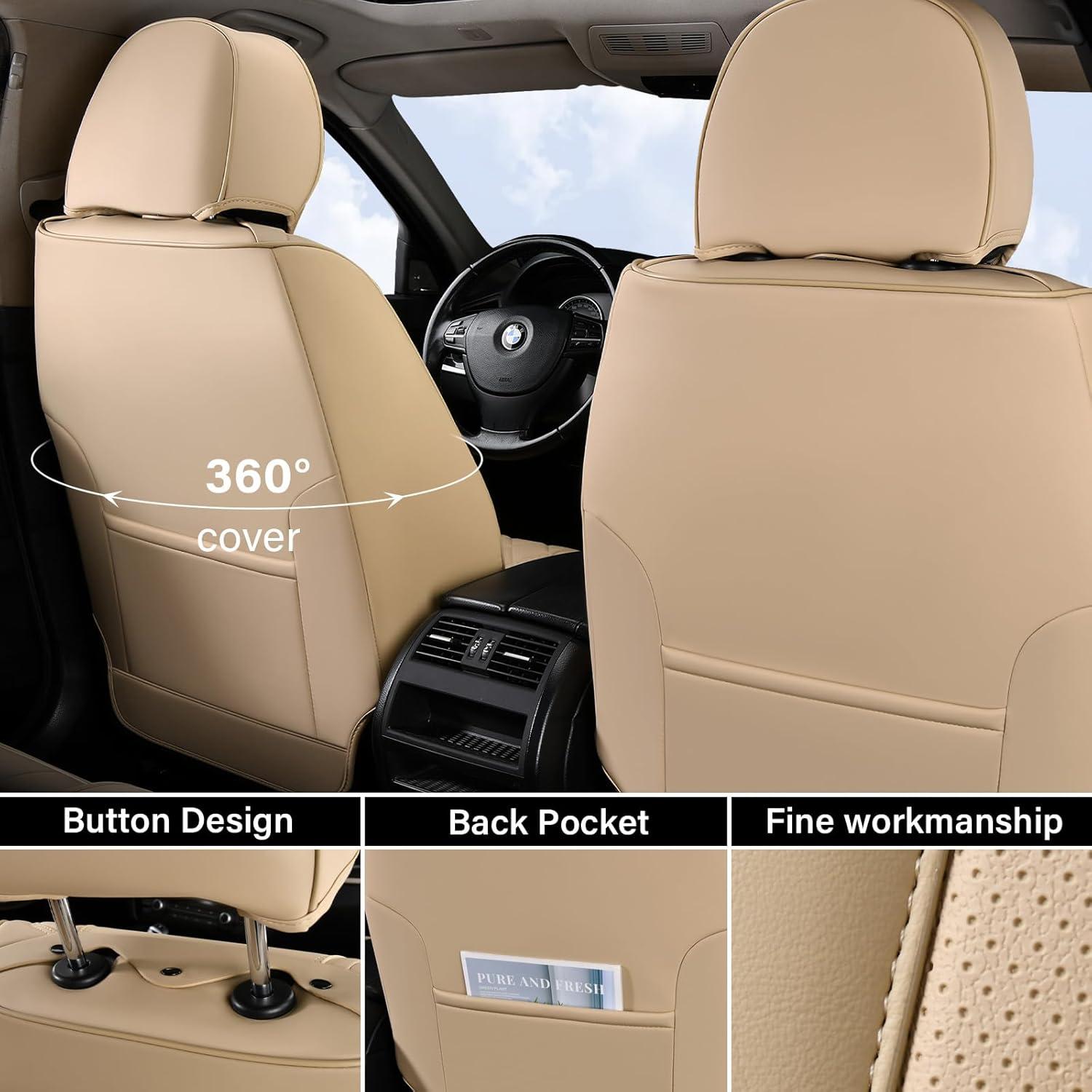 Cubiertas de Asiento Delantero Coverado D8846 Beige Universal