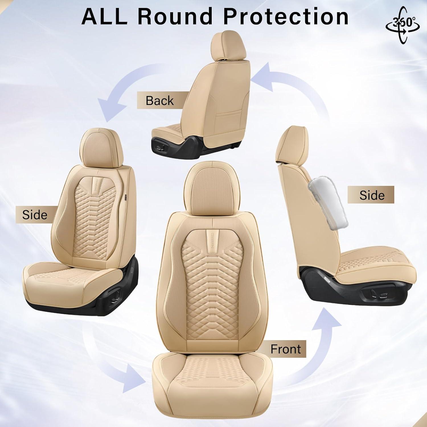 Cubiertas de Asiento Delantero Coverado D8846 Beige Universal