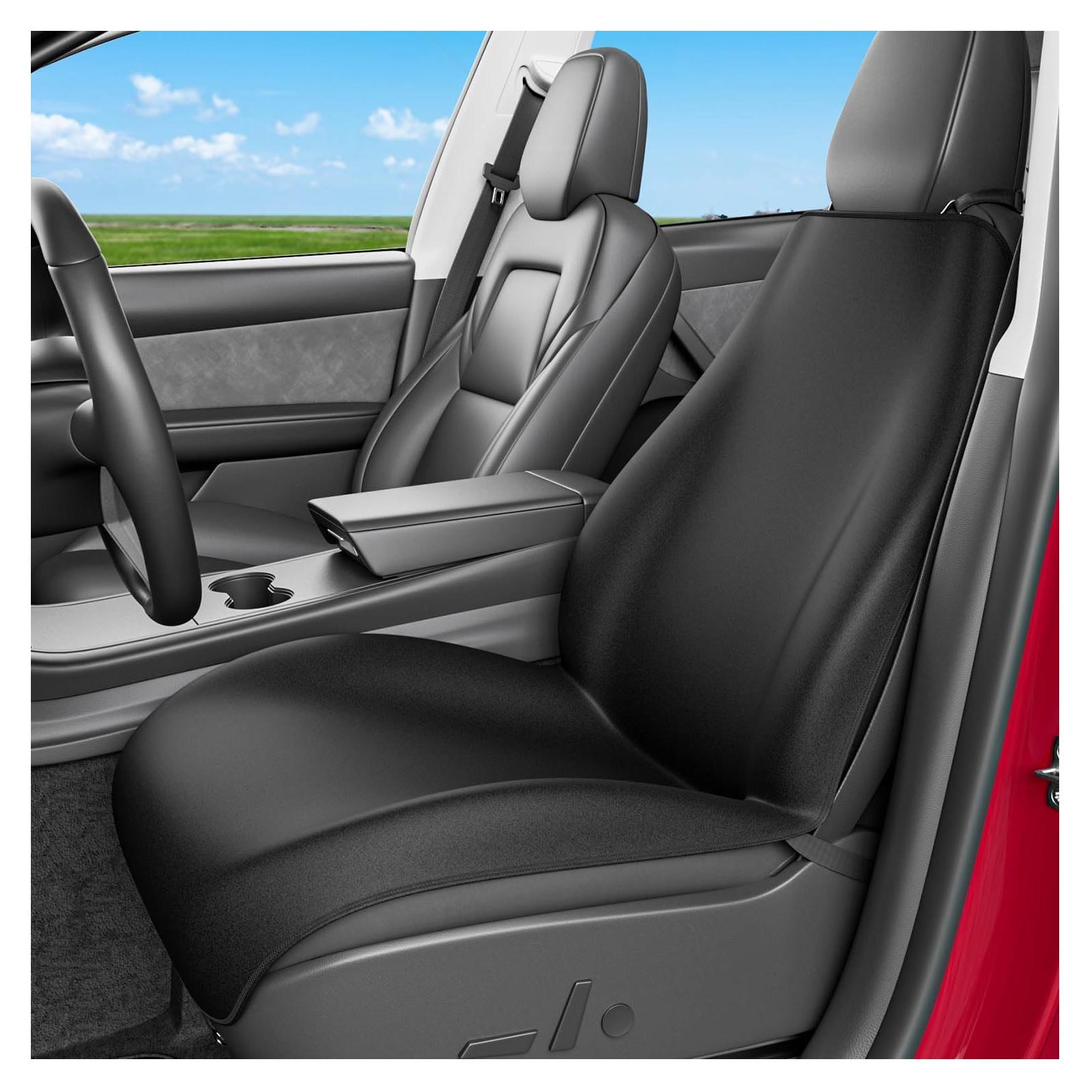 Funda de Asiento de Coche PTYYDS Neopreno Impermeable Negro