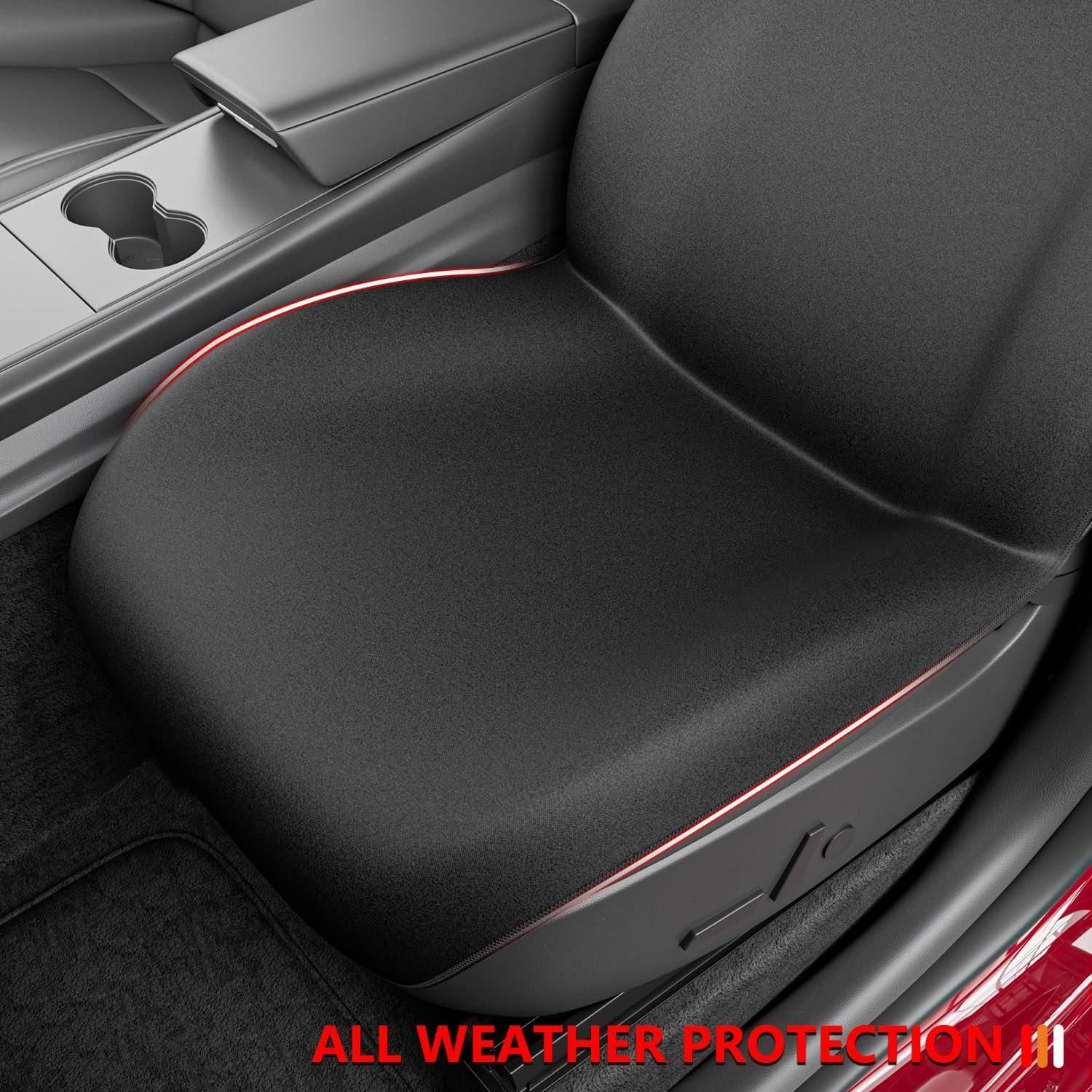 Funda de Asiento de Coche PTYYDS Neopreno Impermeable Negro