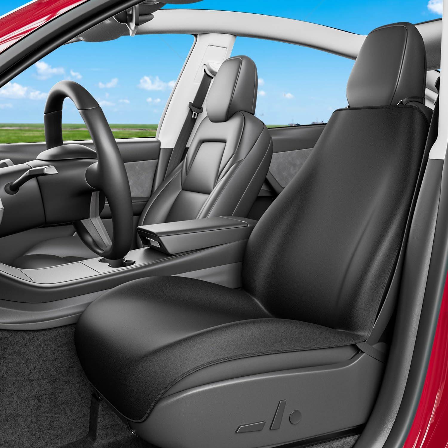 Funda de Asiento de Coche PTYYDS Neopreno Impermeable Negro